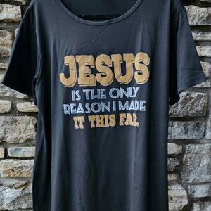 Jesus is the Only Reason Tee Tunic NWT